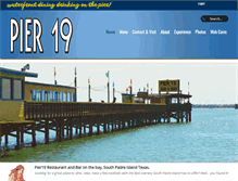 Tablet Screenshot of pier19.us